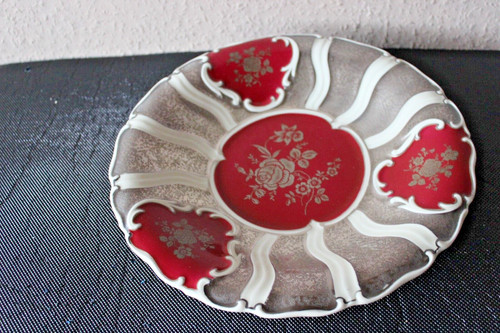 Art deco prunkteller schale - art,