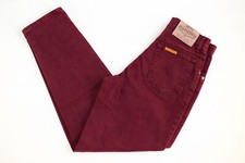 Edwin Jeans Hose Newton Slim Vintage Deadstock Japan Rot Red W 27 L 28 NEU NOS N