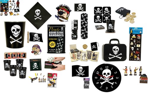 Piraten totenkopf wanduhr - piraten,