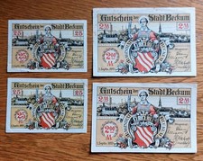 Notgeldscheine Stadt Beckum