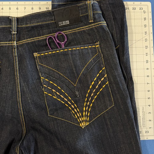 Qruel jeans mens 42x32 dark - mens,