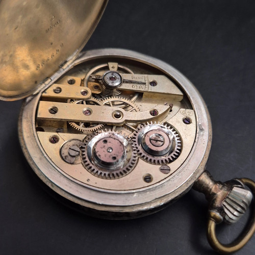 Antike mechanische taschenuhr - antike,