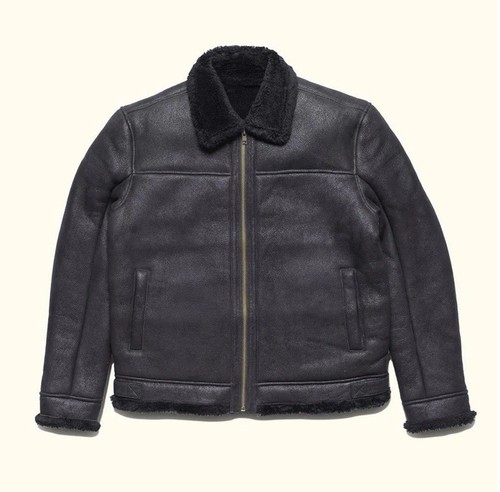 Herren schwarz lammfell - herren,