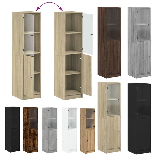 Highboard mit glastür - mit,