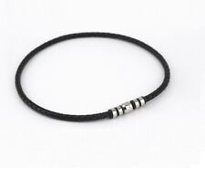 Echt Leder Kette geflochten