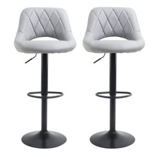2x Barhocker aus Kunstleder -