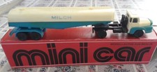 Mini Car Unic LKW 1:87 Container Sattelzug Milch