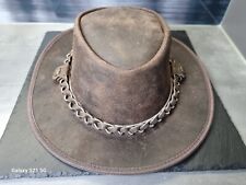 Lederhut Cowboy Jagd Angeln Outdoor Gr. M