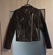 Coole Lederjacke Mädchen Gr. 152 schwarz ? von C&A