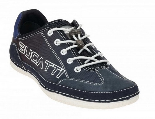 Bugatti men halbschuh blau - halbschuh,