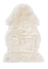 Fellteppich Dekofell 60 x 90 cm - Echtes Schaffell Lammfell Naturfell Teppich