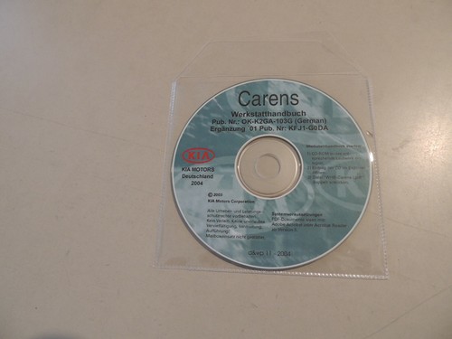 Werkstatthandbuch kia carens - werkstatthandbuch,