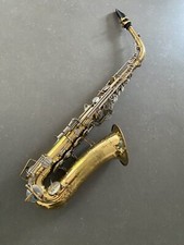Buescher Altsaxophon Vintage mit Koffer, Alto Sax, überholt, spielbereit