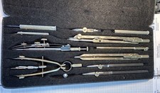 Histor. Zirkelkasten/Reißzeug