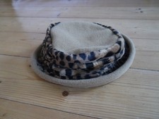 Damen Hut One Size Beige Braun