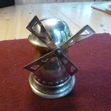 alte Spardose Metall Windmühle o. Öffnung, Sammlungsauflösung