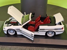 BMW E36 Cabrio 325i U. Nowak Echtalu Alpina Mega Umbau mit Vitrine 1/18 all open