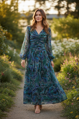 Frank usher kleid seide - frank,