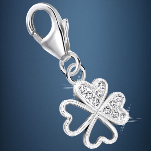 Kleeblatt charm 925 - kleeblatt,
