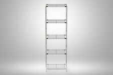 Regal Metall 25 cm tief 154 cm hoch mit 5 Gitterböden BIII verschiedene Breiten