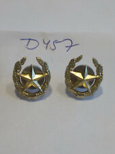 Udssr Kragenspiegel Auflagen Aluminium 1 Paar (d457)