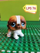 LPS Littlest Pet Shop Braun/Weiß Saint Bernhardiner Hund #76 Hasbro 2004