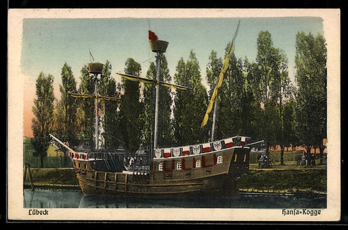 Ansichtskarte lübeck - ansichtskarte,