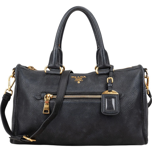 Prada black leather - black, vitello