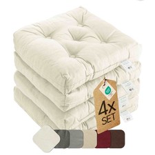 4er Set Sitzkissen Stuhlkissen