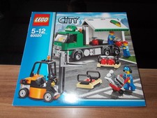 Lego® City - 60020 - LKW mit Gabelstapler - mit Originalverpackung (OVP + BA)