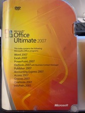 Microsoft Office Ultimate 2007 - Englisch 2 DVDs in OVP mit Produkt Key