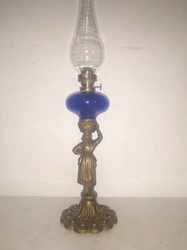 Alte tisch petroleumlampe - tisch,