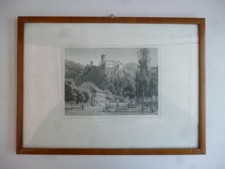 Original Stahlstich Helenental