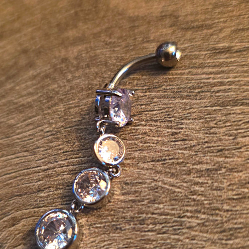 Bauchnabelpiercing curved - bauchnabelpiercing,