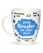 Tasse Sheepworld - Tasse "Ohne Bruder  ist alles doof" 0,5l ODIAD Geschenk