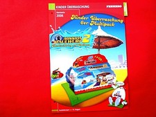 2006 FERRERO D  Werbeblatt Ü-Ei Serie MISSION MAULWURF 2
