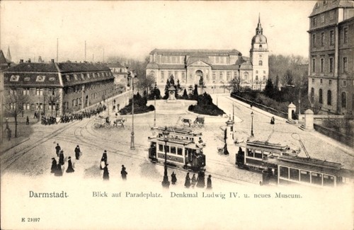 Darmstadt hessen - ak,