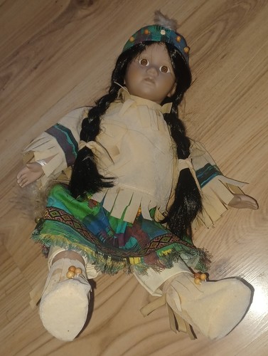 Indianer figur mädchen - 1x,