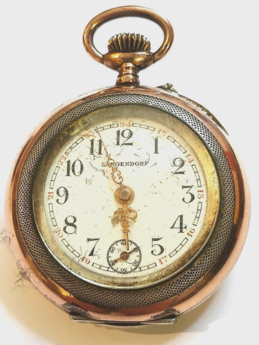 Antike 800er silber taschenuhr - antike,