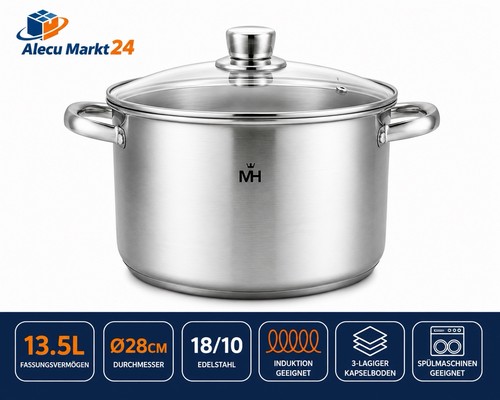 Mercuryhaus kochtopf 5l - kochtopf, 13,5l