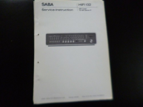 Original service manual - service,