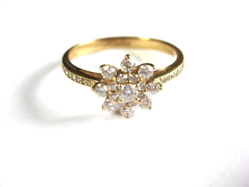 Ring gold 585 mit brillanten - ring,