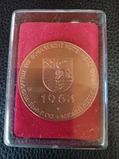 Kupfermedaille Wasseralfingen Schwäbische Hüttenwerke GmbH 1963 150 Jahre Bergk.