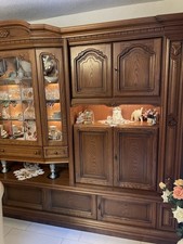 Wohnzimmerschrank Eiche Massiv