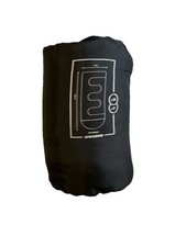 MONTARAY Deckenschlafsack mit Kapuze Outdoor Winter-Schlafsack Kissen Schwarz