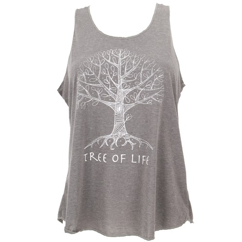 Tanktop mit ethnodruck tree - mit, ethnodruck,