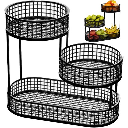 Ebenen obstkorb etagere - 3,