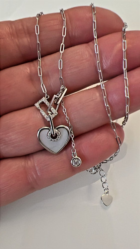 Collier kette sterlingsilber - collier,