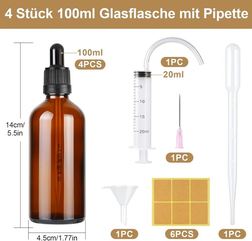 Stück 100ml pipettenflasche - 4,