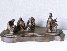 Bronze Figur Gruppe Skulptur Kunst E. Barlach oder K. Kollwitz zugeschrieben